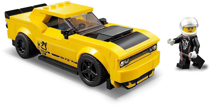 Zestaw klocków LEGO Speed Champions Cars 2018 Dodge Challenger SRT Demon oraz 1970 Dodge Charger R/T 478 elementów (75893) - obraz 14