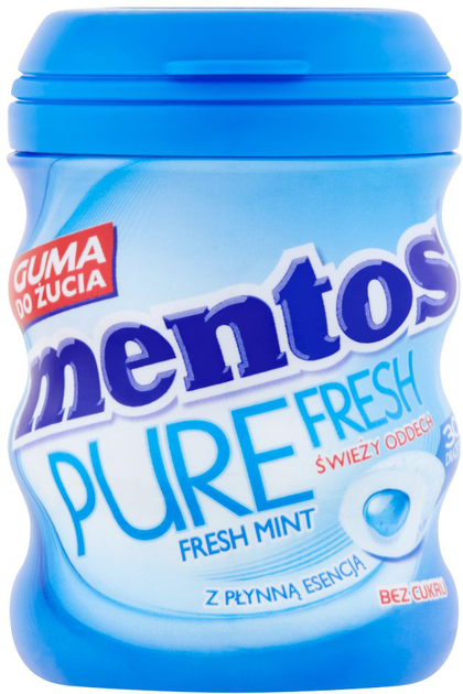 Guma do żucia Mentos Pure Fresh o smaku miętowym 60 g (80733294) - obraz 1