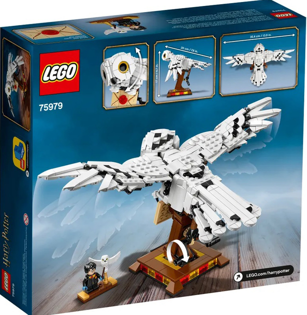 Zestaw klocków LEGO Harry Potter Hedwiga 630 elementów (75979) - obraz 4