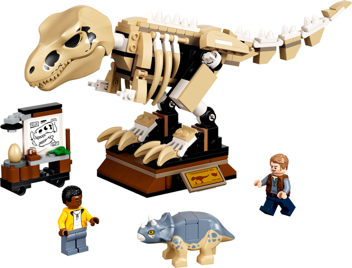 Конструктор LEGO Jurassic World Скелет тиранозавра на виставці 198 деталей (76940) - зображення 2