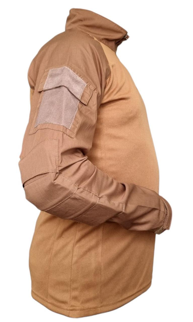 Рубашка Tactic4Profi УБАКС поплин-кулмакс койот-койот с длинным рукавом с налокотниками M - изображение 2
