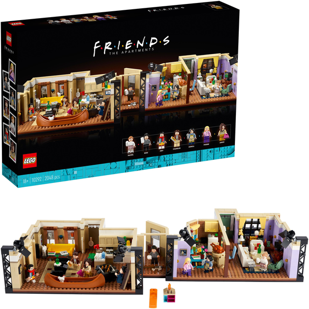 Конструктор LEGO Квартира героїв серіалу Друзі 2048 деталей (10292) - зображення 8