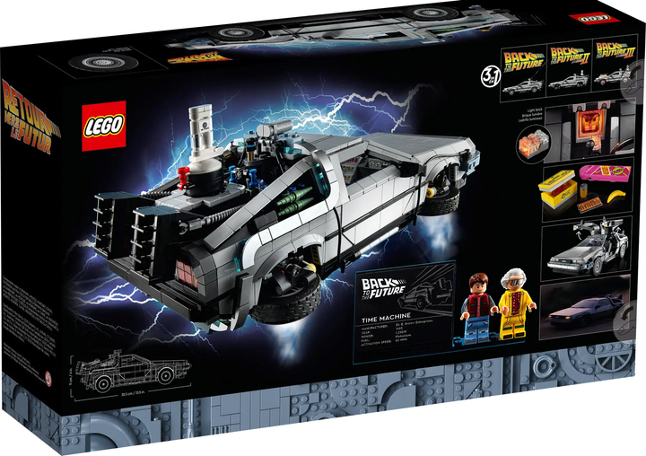 Zestaw klocków LEGO Creator Expert Wehikuł czasu z Powrotu do przyszłości 1872 elementy (10300) - obraz 9