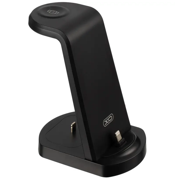 Настільна зарядна станція для iPhone/iWatch/Airpods WX035 3-in-1 |10W/7.5W/5W| Черный - Фото 3 Настільна зарядна станція для iPhone/iWatch/Airpods WX035 3-in-1 |10W/7.5W/5W| Черный - зображення 3