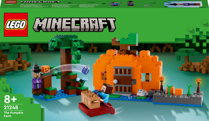 Zestaw klocków LEGO Minecraft Dyniowa farma 257 elementów (21248) - obraz 1