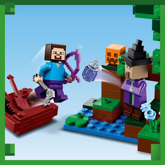 Zestaw klocków LEGO Minecraft Dyniowa farma 257 elementów (21248) - obraz 7