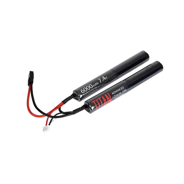 Акумулятор Titan Li-Ion 7.4v 6000mAh Nunchuck (Tamiya) Battery 2000000133584 - зображення 1