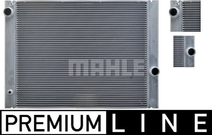 Радіатор охолодження двигуна E60/E61/E63/E64/E65/E66/E67 3.0-6.0 (Premium Line! OE) MAHLE (CR511000P) - зображення 1