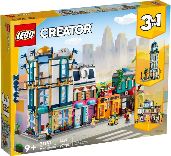 Zestaw klocków Lego Glówna ulica 1459 elementów (31141) - obraz 1