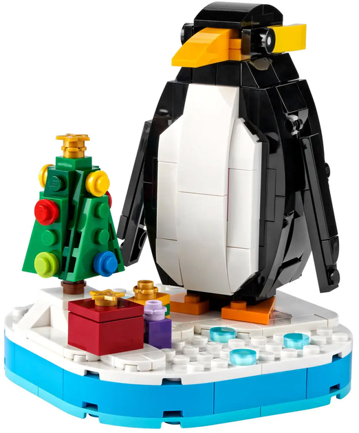 Конструктор LEGO Iconic Різдвяний пінгвін 244 деталі (40498) - зображення 2