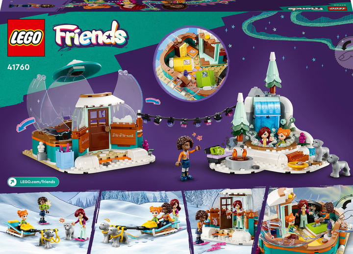 Zestaw klocków LEGO Friends Przygoda w igloo 491 element (41760) - obraz 6