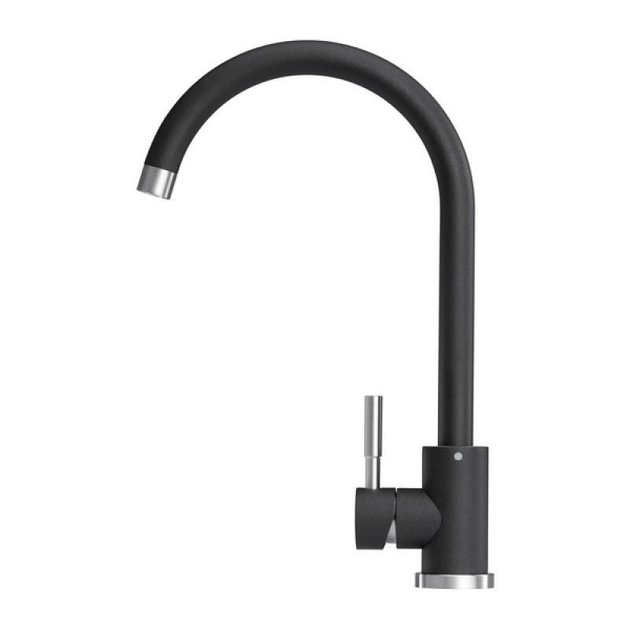 Смеситель-кран кухонный GRANADO Elche Black shine (gz0101) - изображение 1