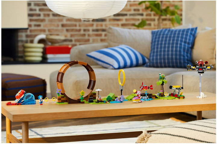 Zestaw klocków LEGO Sonic the Hedgehog Sonic - wyzwanie z pętlą w Green Hill 802 elementy (76994) - obraz 7