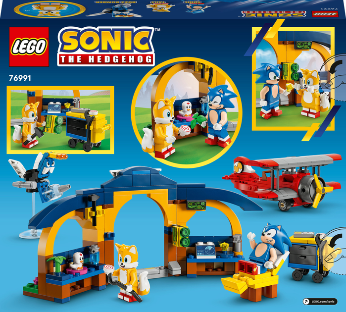 Zestaw klocków LEGO Tails z warsztatem i samolot Tornado 376 elementów (76991) - obraz 10