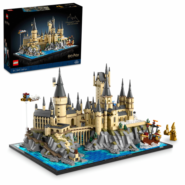 Zestaw klocków LEGO Harry Potter Zamek Hogwart i błonia 2660 elementów (76419) - obraz 9