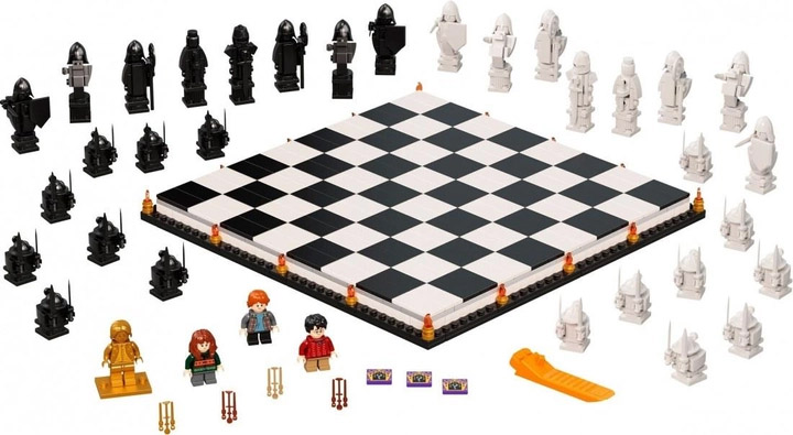 Zestaw klocków LEGO Harry Potter Szachy czarodziejów w Hogwarcie 876 elementów (76392) - obraz 3