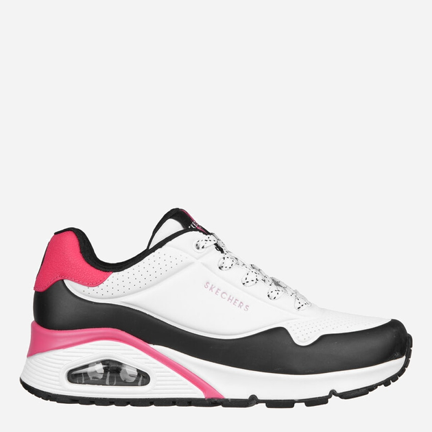 Жіночі кросівки Skechers 155593-WNPK 39 (9US) 26 см Білий/Рожевий (195969715017) - зображення 1