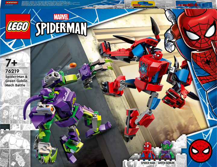 Zestaw klocków LEGO Marvel Spider-Man Bitwa mechów Spider-Mana i Zielonego Goblina 296 elementów (76219) - obraz 1