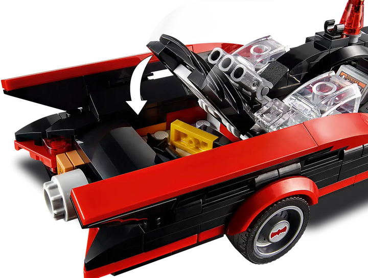 Zestaw klocków LEGO Klasyczny serial telewizyjny Batman – Batmobil 345 elementów (76188) - obraz 8