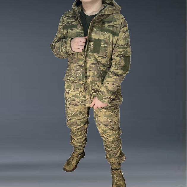 Костюм Горка летний тактический для военных Рип Стоп камуфляжный 54 Мультикам - изображение 1