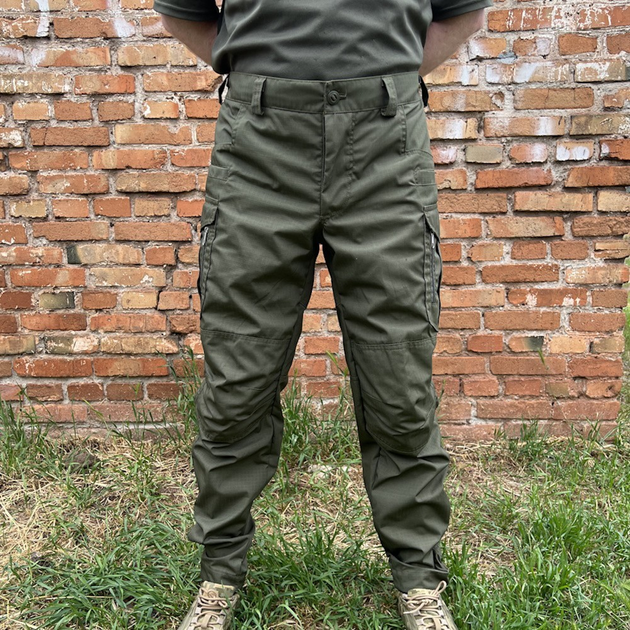 Мужские штаны тактические летние для НГУ рип стоп 52 Олива - изображение 1