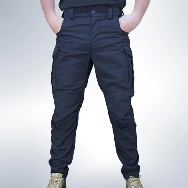 Мужские штаны тактические летние для ДСНС рип стоп 60 Синие - изображение 1