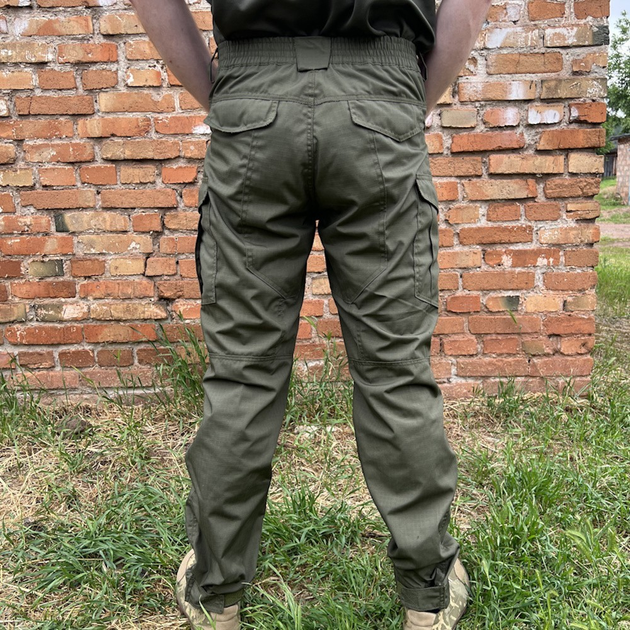 Мужские штаны тактические летние для НГУ рип стоп 50 Олива - изображение 2