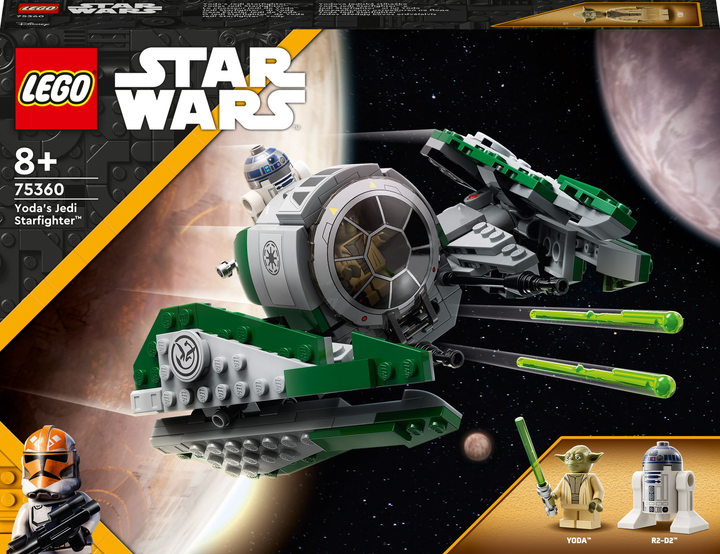 Конструктор LEGO Star Wars Джедайський винищувач Йоди 253 деталі (75360) - зображення 1