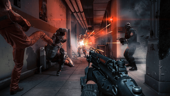 Игра Microsoft Xbox 360 Wolfenstein: The New Order Русская Озвучка DVD 4шт Б/У - Фото 6 Игра Microsoft Xbox 360 Wolfenstein: The New Order Русская Озвучка DVD 4шт Б/У - изображение 6