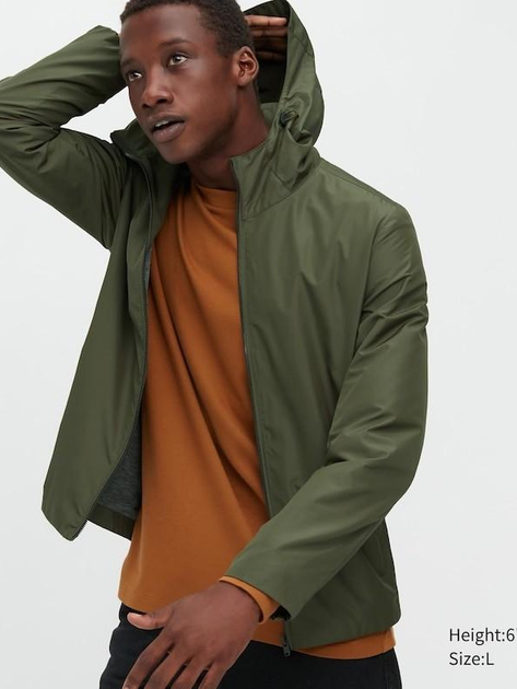 Ветровка Uniqlo 963063342 XL Зеленая (1159783032) – в интернет-магазине ...