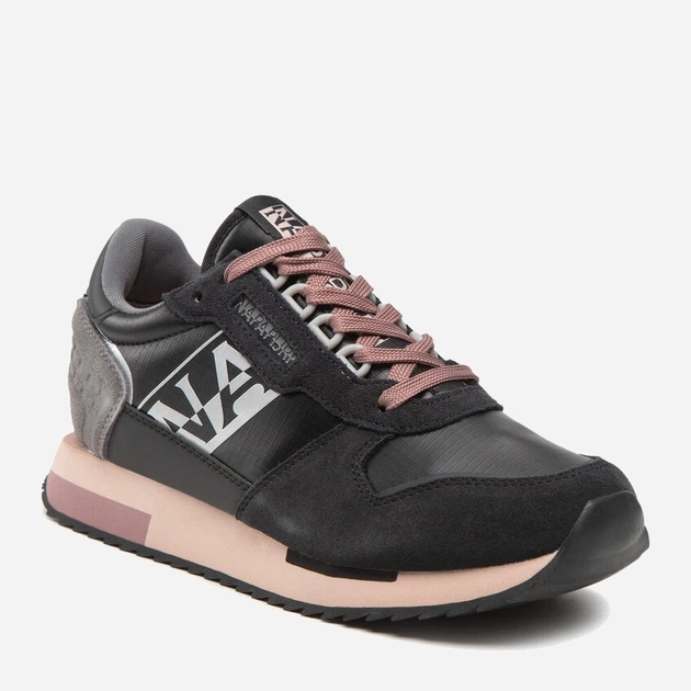 Sneakersy damskie Napapijri Woman Suede/Nylon Running NP0A4H78-041 38 Czarne (196011571377) - obraz 3