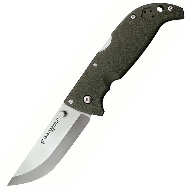 Нож складной Cold Steel Finn Wolf (длина: 200мм, лезвие: 89мм), оливковый - изображение 1