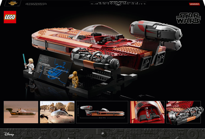Zestaw klocków LEGO Star Wars Śmigacz Luke’a Skywalkera 1890 elementów (75341) - obraz 9