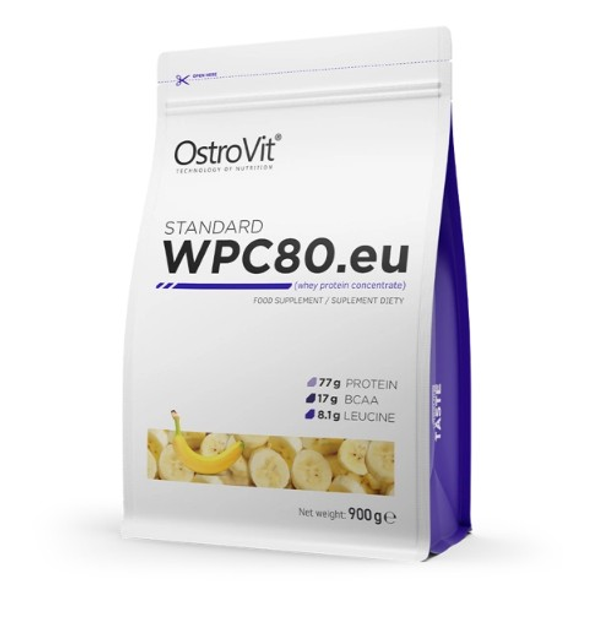 Протеин Ostrovit WPC 80 Eu STANDARD Банан 900 грамм – фото, отзывы ...