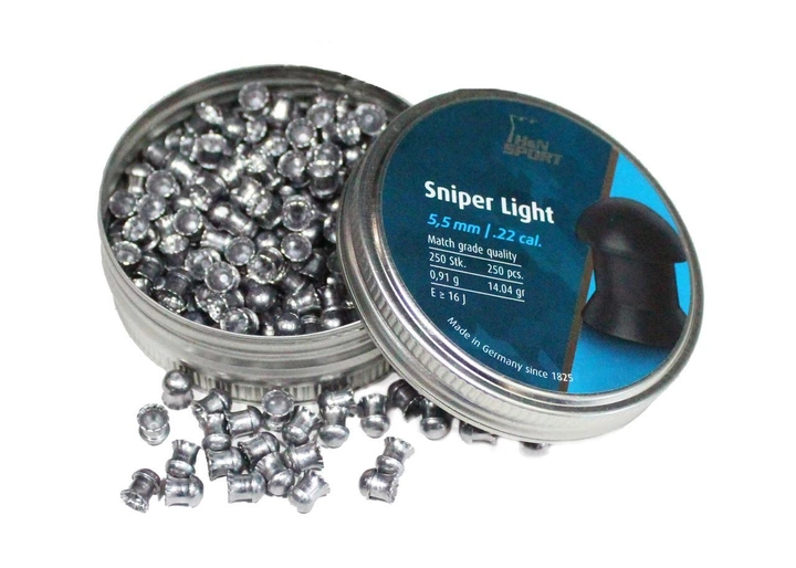 Кулі H&N Sniper Light 5.50 мм, 0.91 р, 250шт - зображення 1