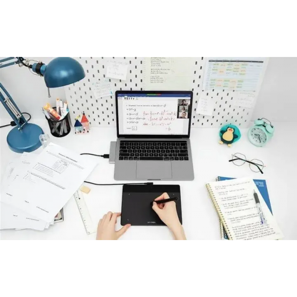 Графический планшет XP-Pen Moltis Deco Fun L для рисования Black (А6) рабочая зона мм 254 х 152.4 - Фото 7 Графический планшет XP-Pen Moltis Deco Fun L для рисования Black (А6) рабочая зона мм 254 х 152.4 - изображение 7