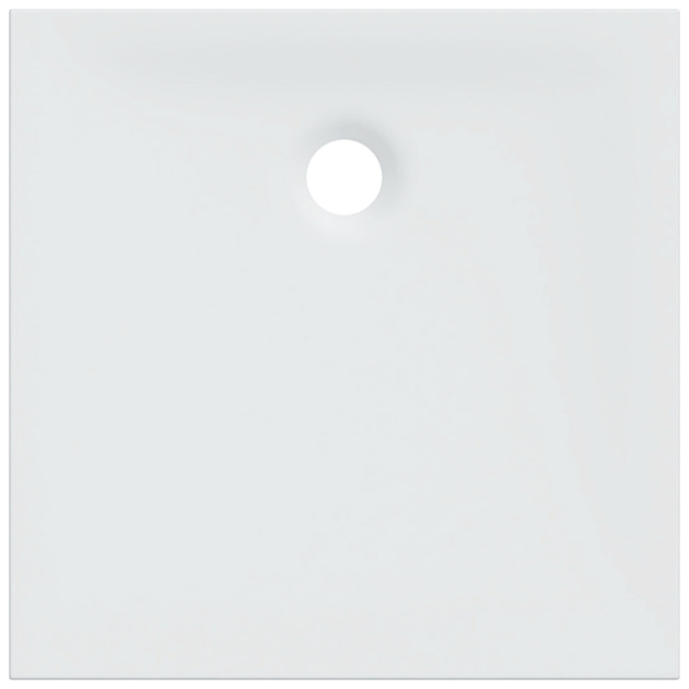 Поддон для душевой кабины GEBERIT Nemea 90x90x3.5см квадратный акриловый без сифона белый 550.591.00.1 - изображение 1