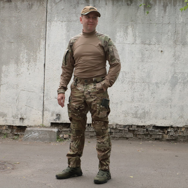 Тактическая рубашка УБАКС Мультикам Койот. UBACS с длинным рукавом "Самурай" размер 56 (914-1) - зображення 1