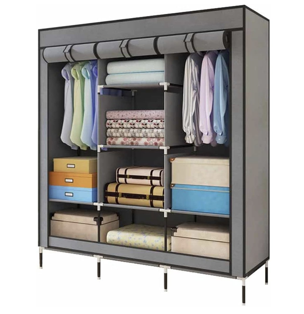 Каркасный складной тканевый шкаф органайзер Storage Wardrobe 88130 на 3 ...