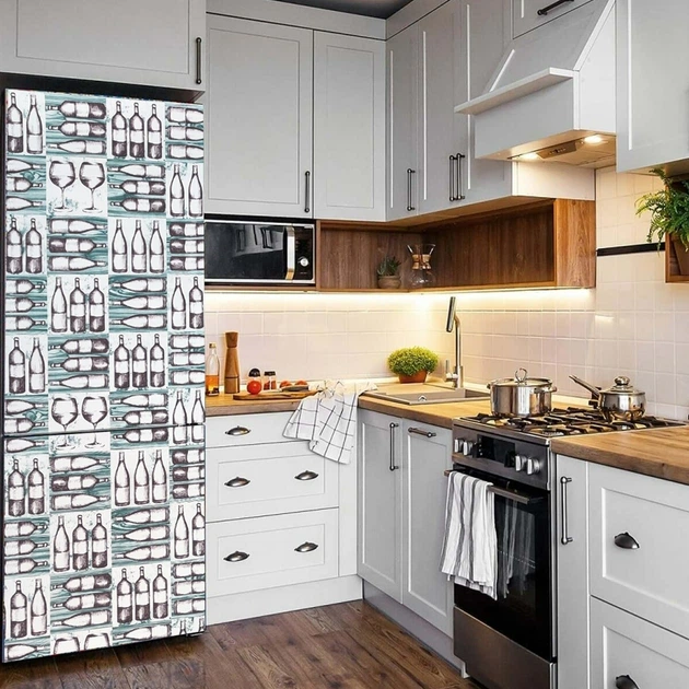 Самоклеюча плівка Sticker Wall на паперовій основі винна 0,45х10м SW-00000798 - зображення 4