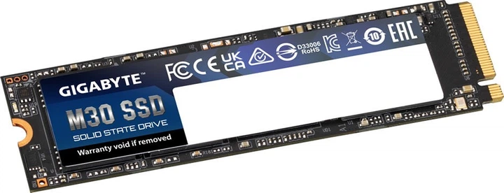 Gigabyte M30 512GB M.2 NVMe PCIe 3.0 x4 3D NAND (TLC) (GP-GM30512G-G) - зображення 3