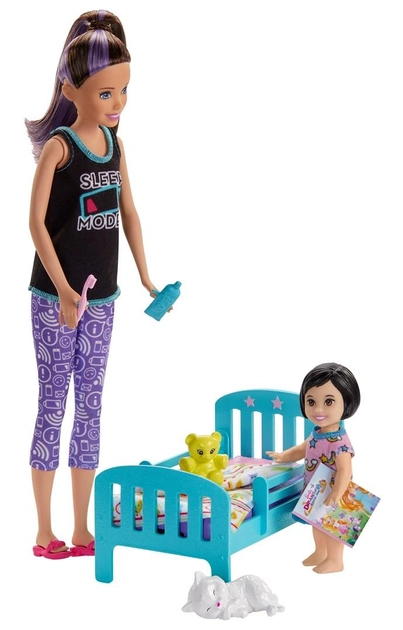 Zestaw z lalką Barbie Opiekunka Barbie Czas na sen (887961803563) - obraz 1