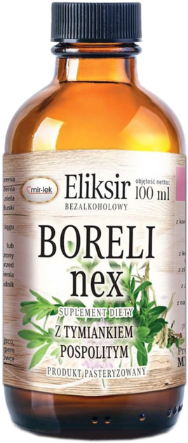 Харчова добавка Mir-lek BORELInex безалкогольний еліксир 100 мл (5908228098425) - зображення 1
