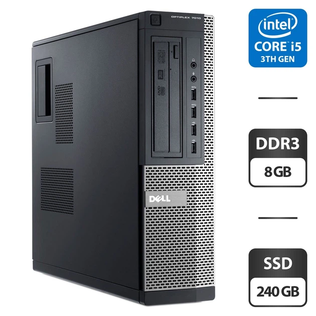 ゲーミングPC /ｉ５-3470/Geforce GTX 660/新品SSD 480GB＋SATA 320GB/8GB  Dell OptiPlex™ 7010 Компьютер Dell OptiPlex 7010 SFF / Intel Core i5-3470 (4 ядра по
