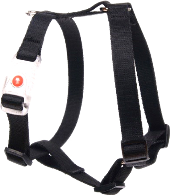 Szelki MATTEO Guard 38-64cm/25mm czarne (DLPMT1SOS0044) - obraz 1