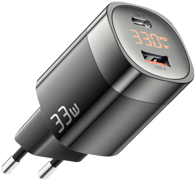Зарядное устройство Essager GaN Digital Display Travel Charger 33W ...