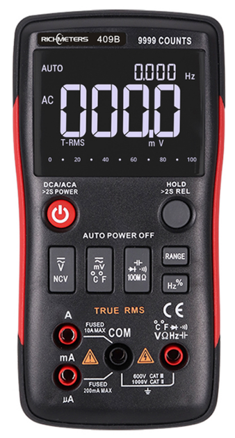 Мультиметр Richmeters RM409B цифровой 9999 отсчетов - Фото 3 Мультиметр Richmeters RM409B цифровой 9999 отсчетов - изображение 3