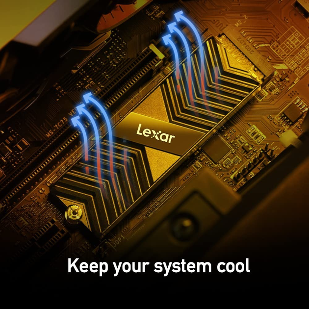 SSD диск Lexar NM800 Pro with Heatsink 1TB M.2 NVMe PCIe 4.0 x4 3D NAND (TLC) (LNM800P001T-RN8NG) - зображення 5