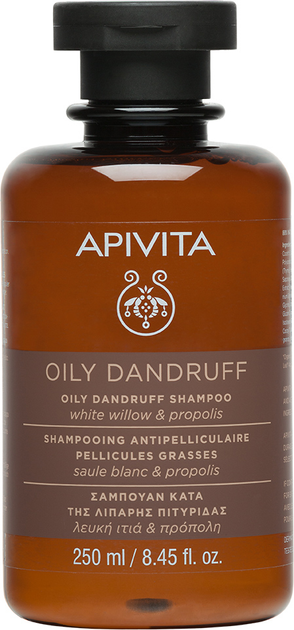 Apivita szampon przeciw łupieżowi tłustemu 250 ml (5201279071714) - obraz 1