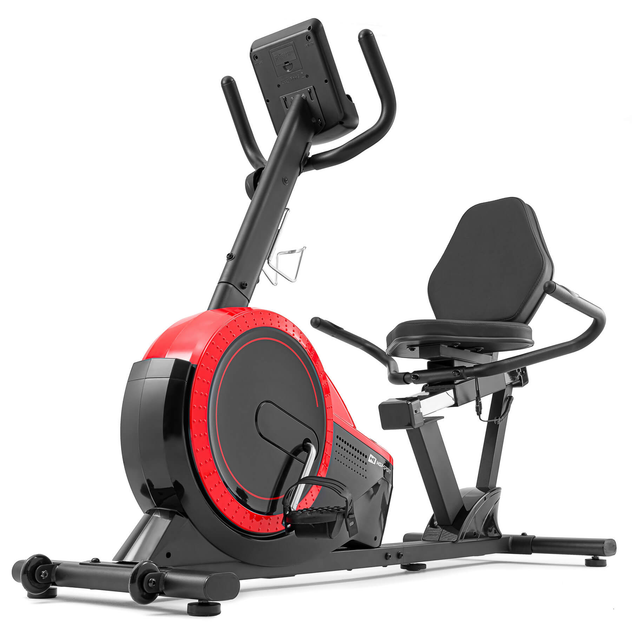 Горизонтальний велотренажер Hop-Sport HS-060L Pulse червоний 2020 - зображення 1